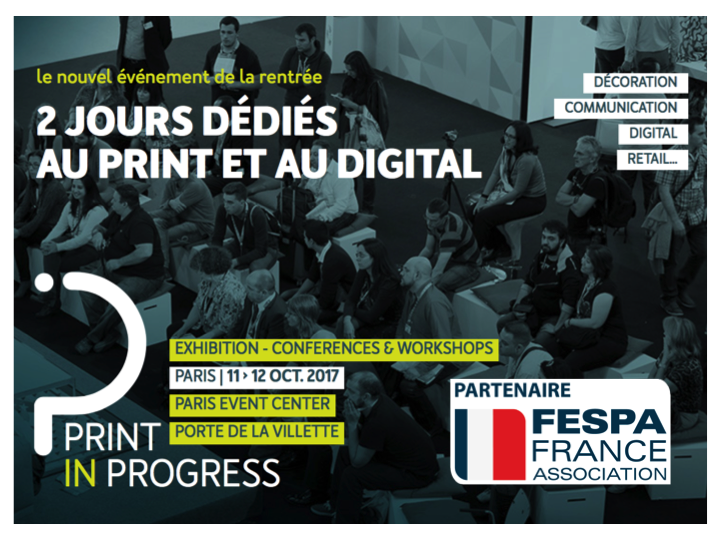 Logo Print in progress FESPA France