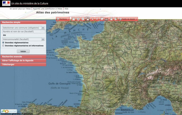 Image site atlas des patrimoines reglementation