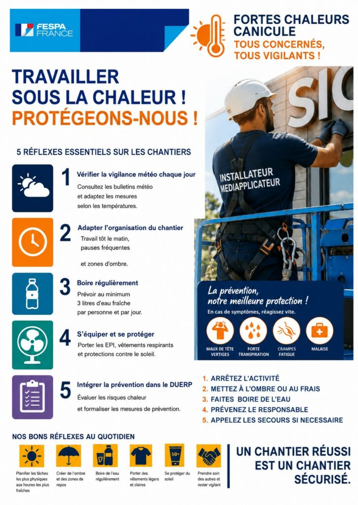 affiche prevention fortes chaleurs