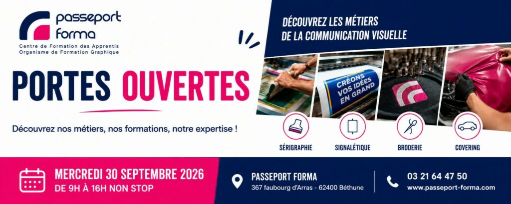 bandeau passeport forma JPO Septembre 2026