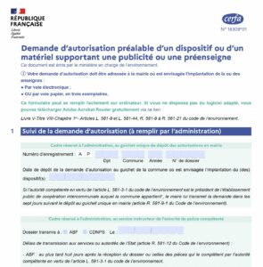 image nouveau cerfa enseigne 2026